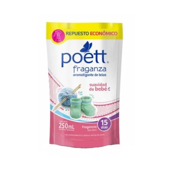 Poett Fraganza  Aromatizante x250ml Suavidad de Bebe