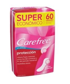 Carefree Protectores Protección Sin Perfume x60