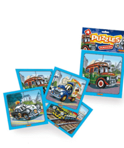 Puzzle Duravit x 4 Vehiculos Clasicos