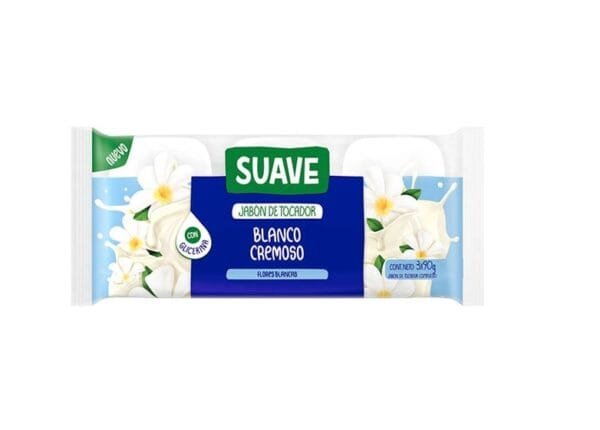 Jabon Suave Blanco Cremoso x3