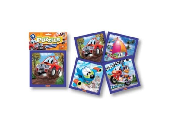 Puzzle Duravit x 4 medios de transporte