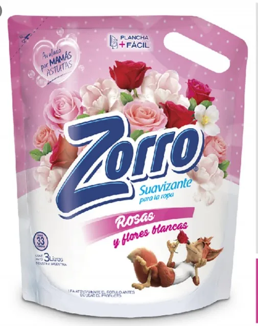 Zorro Suavizante Rosas y Flores x3 Litros – La Casa de Mamá