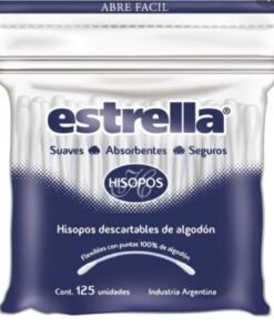 Estrella Hisopos de Algodón x 125
