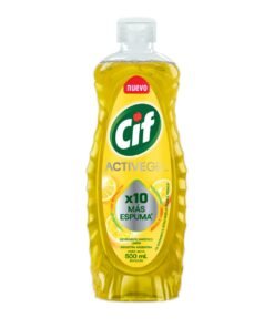 Cif Active Gel Detergente x500ml Limón