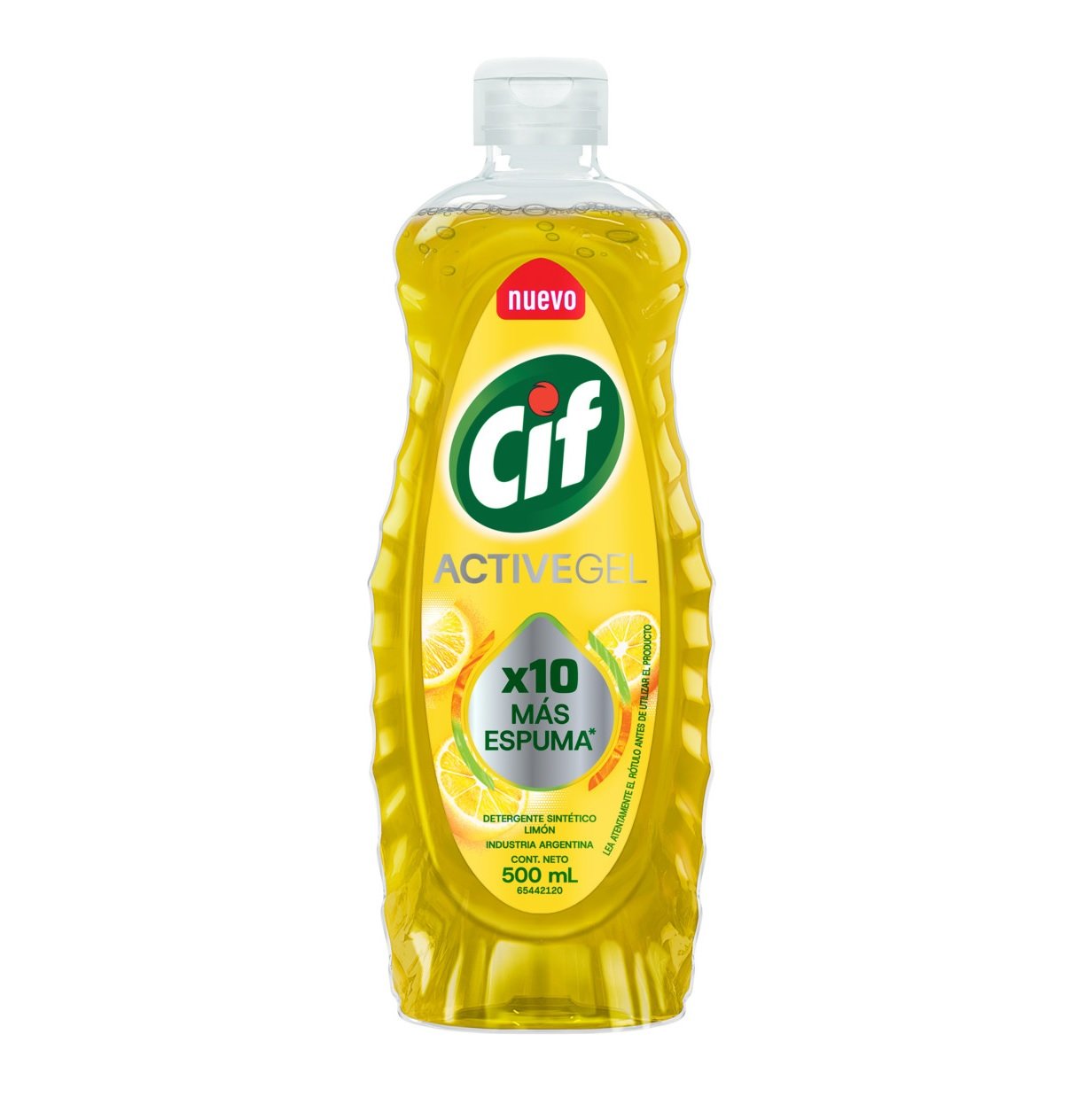 Cif Active Gel Detergente x500ml Limón