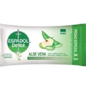 Jabon Espadol Dettol Aloe Vera x 3