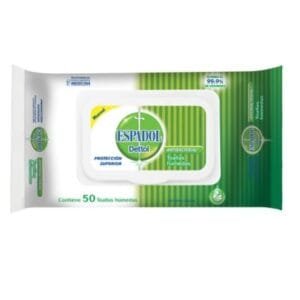 Espadol Dettol Antibacterial Toallitas Húmedas x50