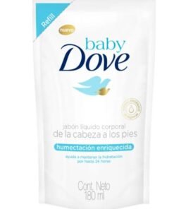 Dove Baby Jabon Liquido Humectación Enriquecida x180 ml