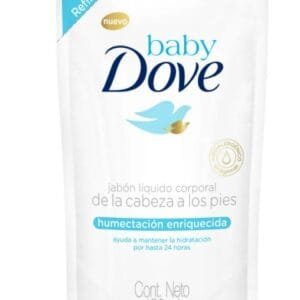 Dove Baby Jabon Liquido Humectación Enriquecida x180 ml