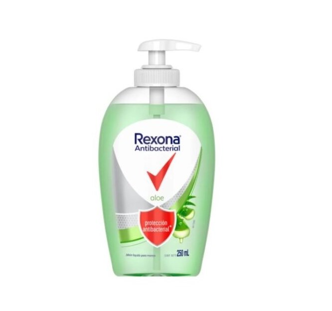 Rexona Jabón Líquido Antibacterial Aloe X250 Ml La Casa De Mamá 2596