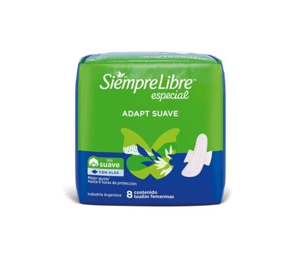 Siempre Libre Especial Adapt Tela Suave Con Alas