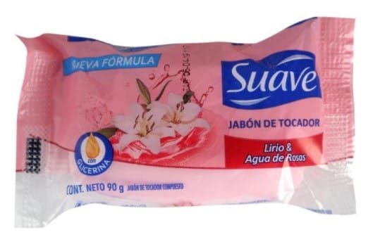 Suave Jabón de Tocador  Lirio y Agua de Rosas 90 g