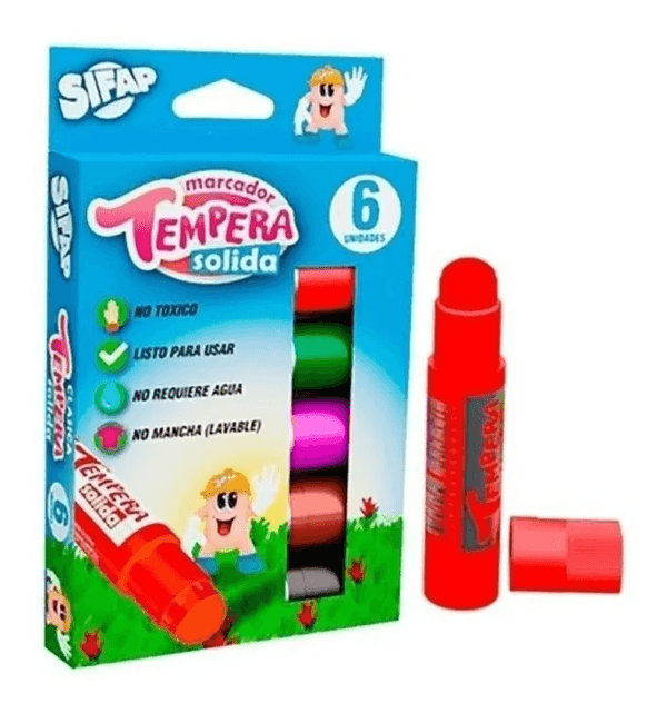 Sifap Témpera Sólida x6