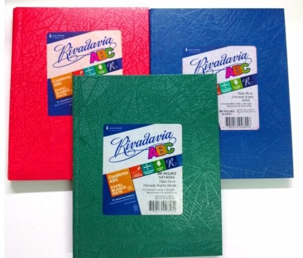 Rivadavia Cuaderno ABC Color Liso x98 Hojas