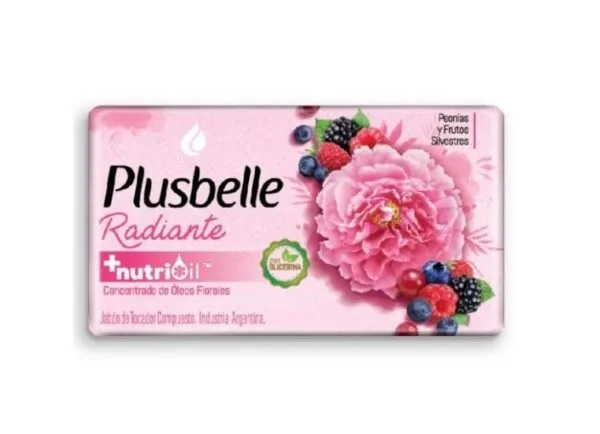 Jabon Plusbelle Radiante Peonias y Frutos