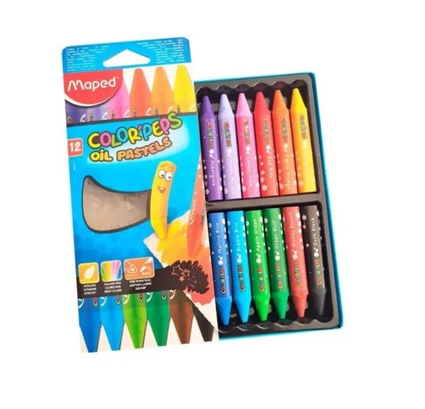 Maped Color Peps Oil Pastels x12