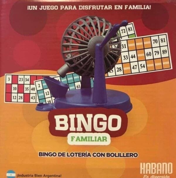 Bingo Familiar con Bolillero Habano