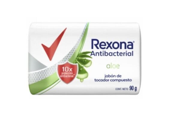 Jabón Rexona Antibacterial Aloe x90g