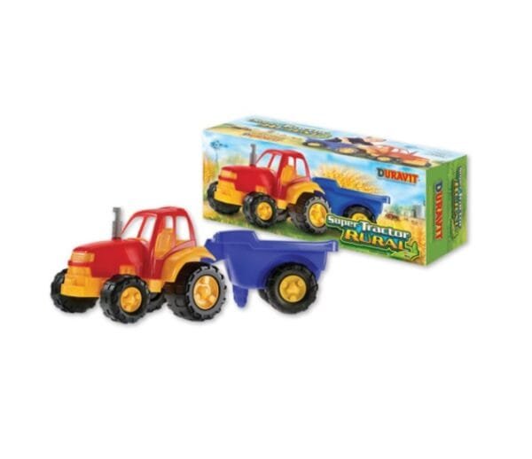 Tractor con Acoplado Grande en caja Duravit