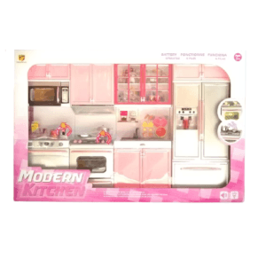 Modern Kitchen- Set De Juego Lavavajillas/Horno/Heladera