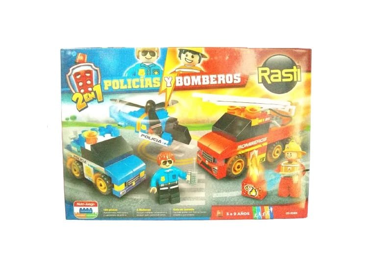 Rasti Policias y Bomberos x130piezas