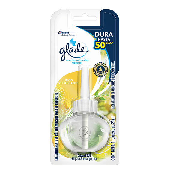 Glade Aceites Esenciales Repuesto Limon Refrescante