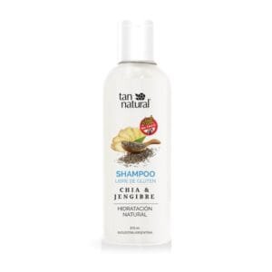 Tan Natural Shampoo Libre de Gluten Chia y Jengibre