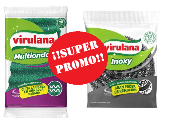 Virulana Pack Promo Esponja + Inoxi