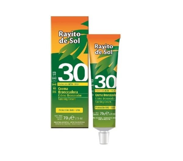 Rayito de Sol Crema Bronceadora FPS 30