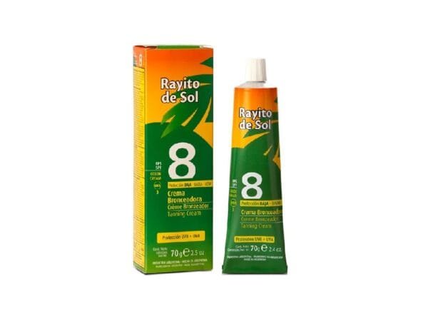 Rayito de Sol Crema Bronceadora FPS 8