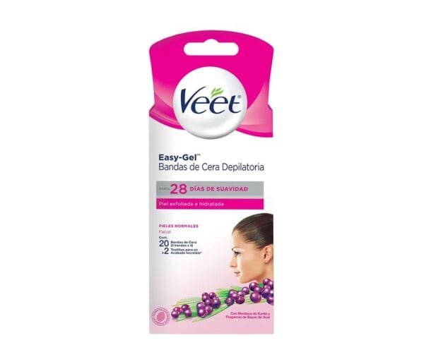 Veet Bandas Depilatorias Faciales x20