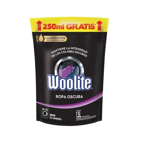 Woolite Con keratina Ropa Oscura x 1.5L