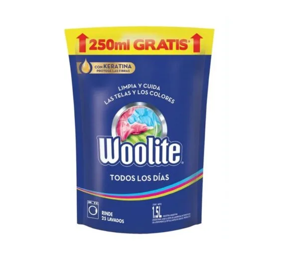 Woolite Con Keratina todos los días x1,5 L