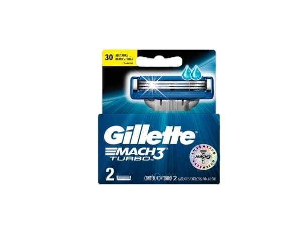 Gillette Mach3 Turbo Repuesto x2