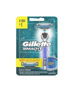 Gillette Mach3 Maquina de Afeitar Recargable x 2