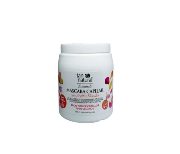 Tan Natural Máscara Capilar con Aceites de Flores c 1000g