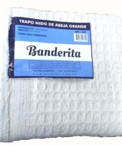 Banderita Trapo Nido de Abejas 60x70