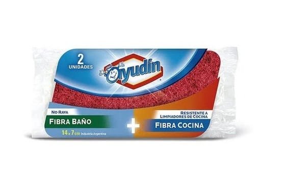 Esponja Ayudin Fibra Cocina/Baño