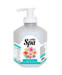 Spa Estilo Jabón Líquido Flores Blancas 300 ml