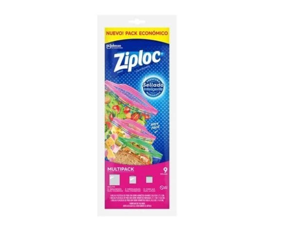 Ziploc Bolsas Cierre Hermético x9 Multipack