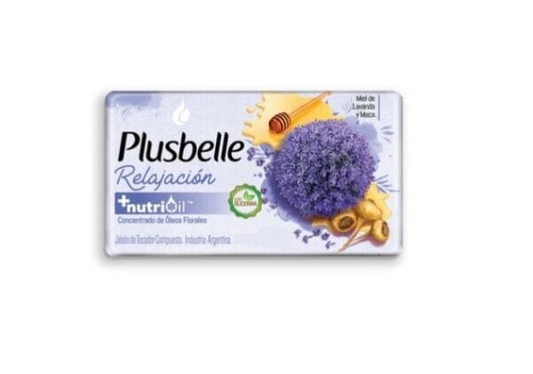 Jabon Plusbelle Relajación Miel de Lavanda
