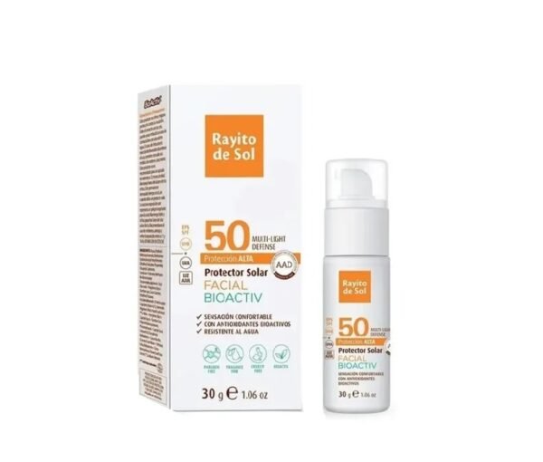 Rayito De Sol Protector Facial Bioactiv FPS 50 – La Casa De Mamá