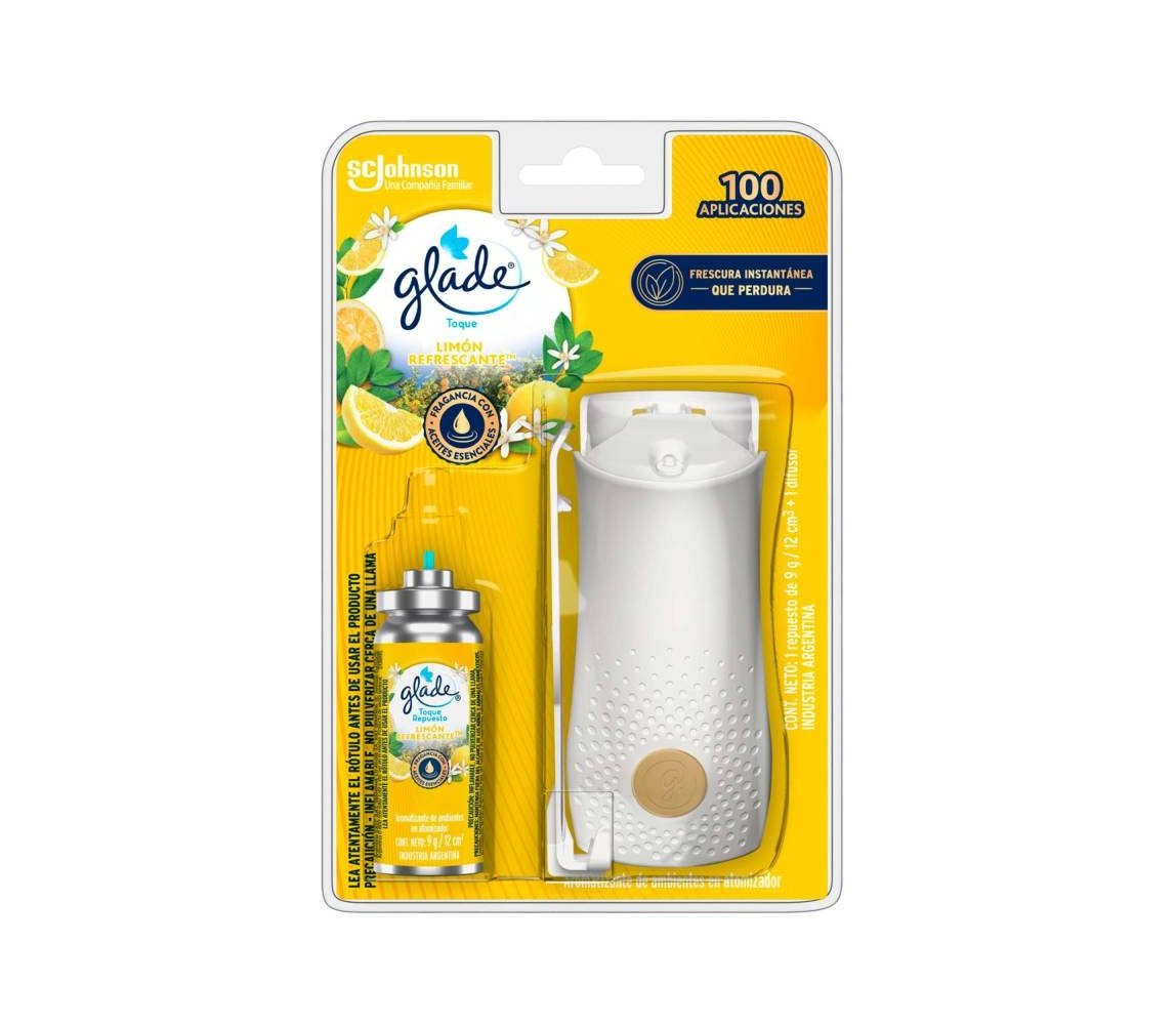 Glade Toque Aparato + Repuesto Limon Refrescante