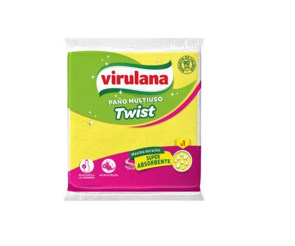 Virulana Paño Multiuso Twist Pack x3