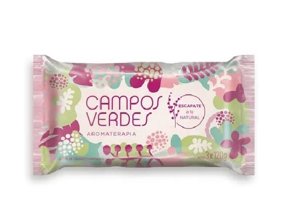 Jabon Campos Verdes x3 Aromaterapia