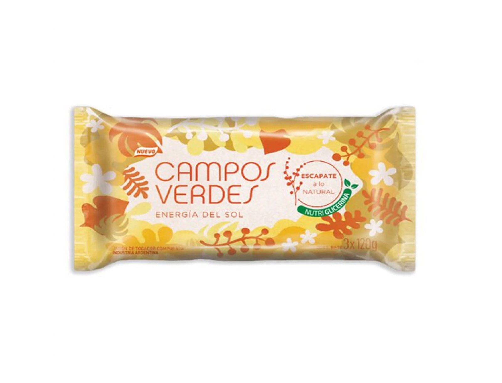 Jabon Campos Verdes x3 Energia del Sol