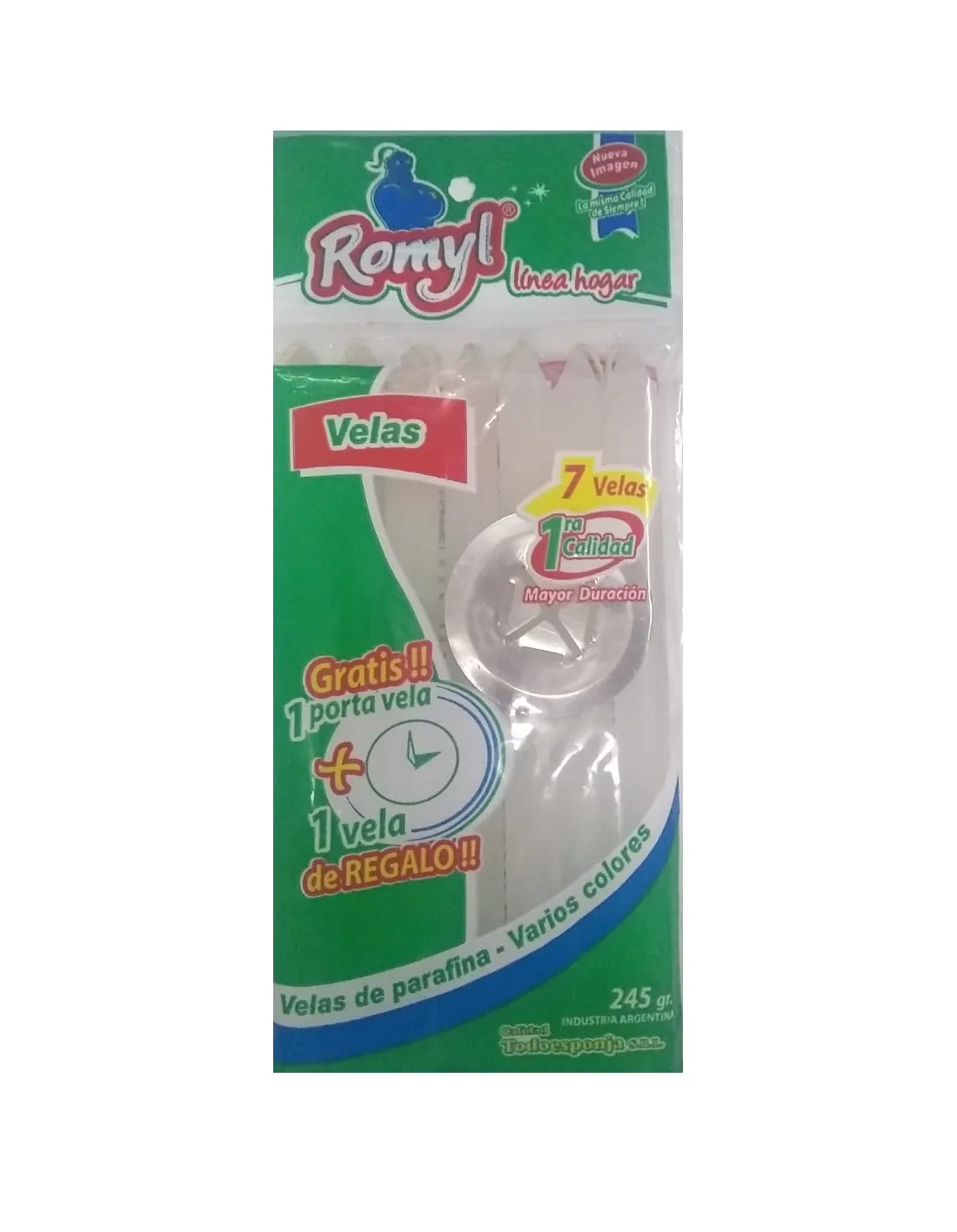 Romyl Velas Parafina x7