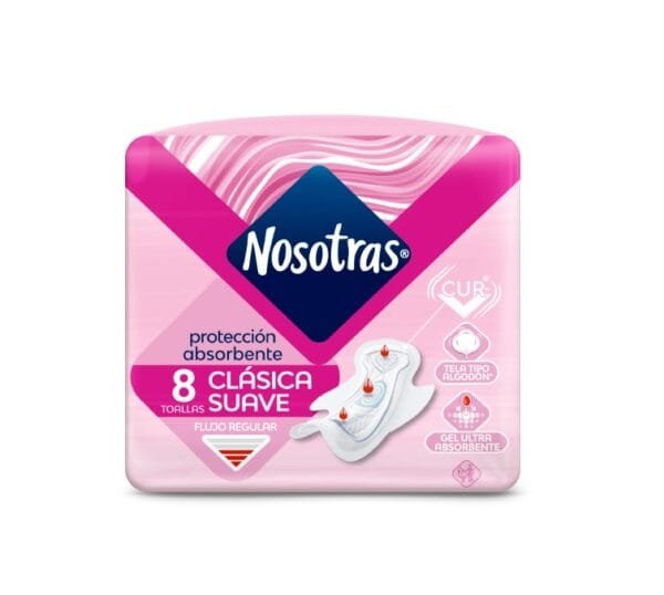 Nosotras Clasica Suave Pack x8
