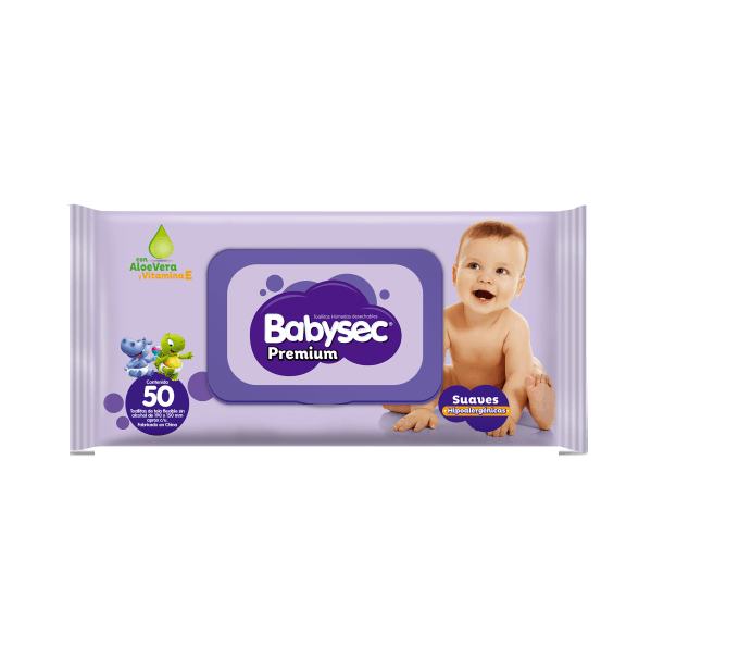 Toallitas Húmedas Babysec Premium x50