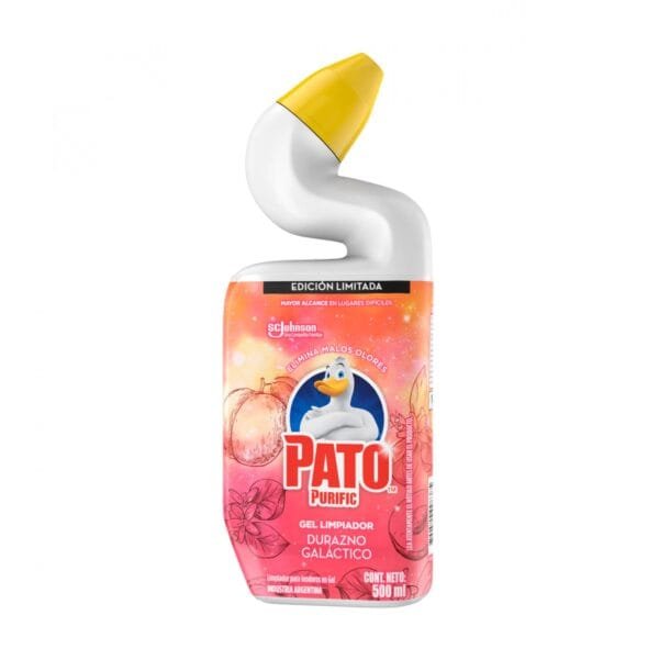 Pato Purific Gel Limpiador de Inodoros Durazno Galactico